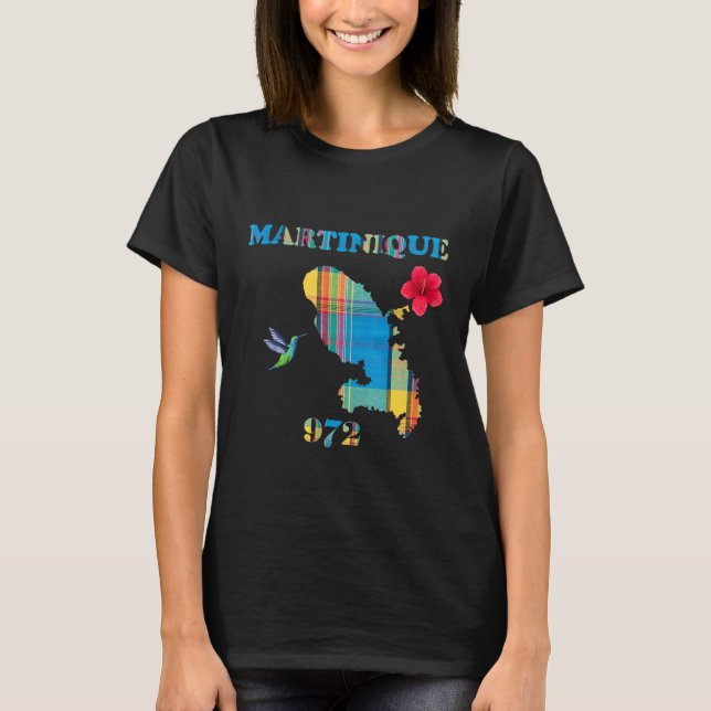 Camiseta Martinique Department 972 French Antilles Island M (Frente)