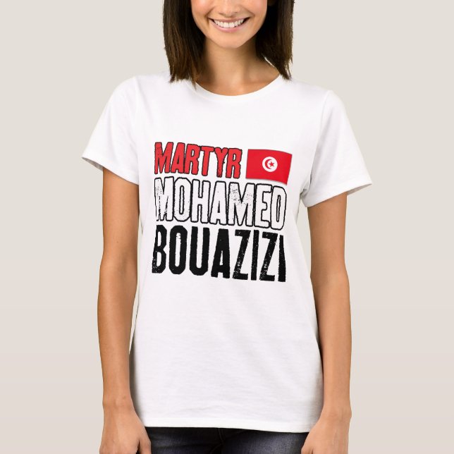 Camiseta Mártir Mohamed Bouazizi (Frente)