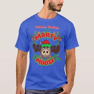 Camiseta Marty Moose das Férias de Natal