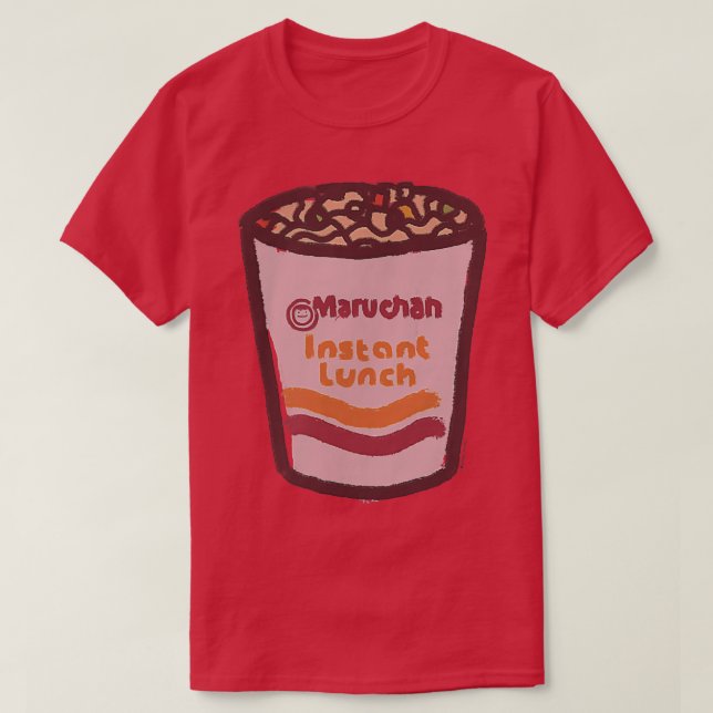 Camiseta Maruchan Instant Lunch Ramen Noodle Doodle  (Frente do Design)