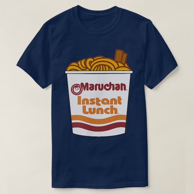 Camiseta Maruchan Ramen Noodle Cup Com Blocos (Frente do Design)