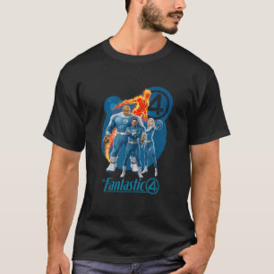 Camiseta Marvel A Fantástica Família Quatro Primeiros Passo