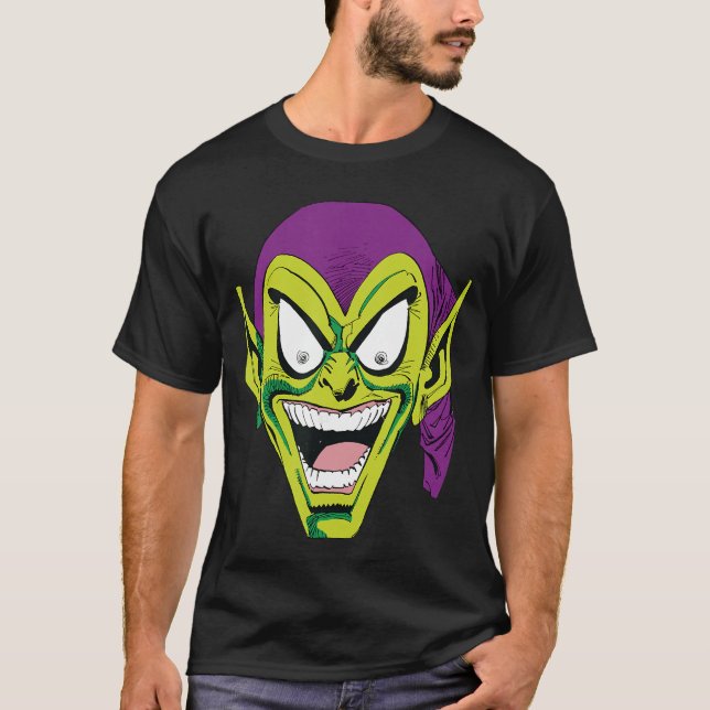 Camiseta Marvel Comics Retro Duende Verde Vilão do Spidey B (Frente)