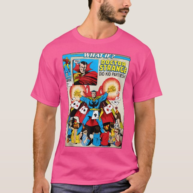 Camiseta Marvel E Se O Doutor Strange Fizesse Festas De Cri (Frente)