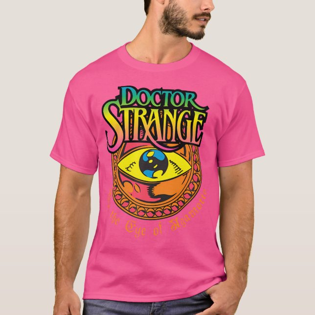 Camiseta Marvel História em quadrinhos Retro Clássico Dr. E (Frente)