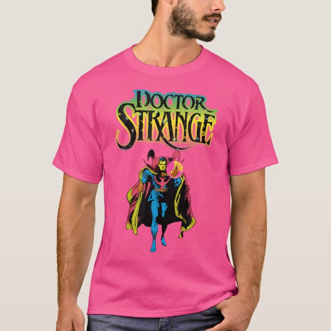 Camiseta Marvel História em quadrinhos Retro Clássico Dr. S (Frente)