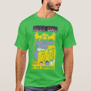 Camiseta Marvel Melhor Pai Do Universo Comic Dia D
