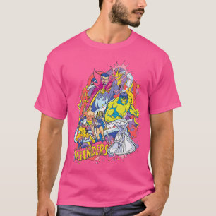Camiseta Marvel Os Defensores Dr. Strange Hulk Namor Retro 