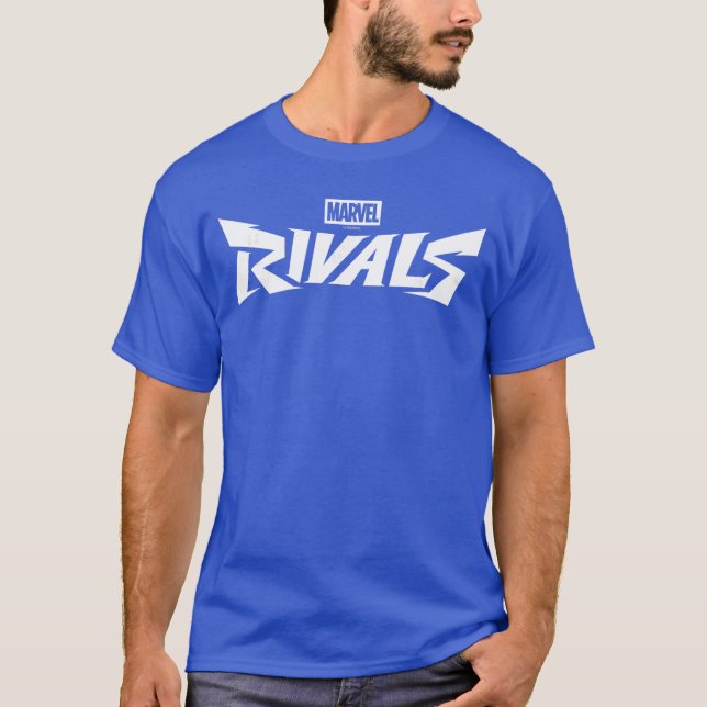 Camiseta Marvel Rivals White Logo (Frente)
