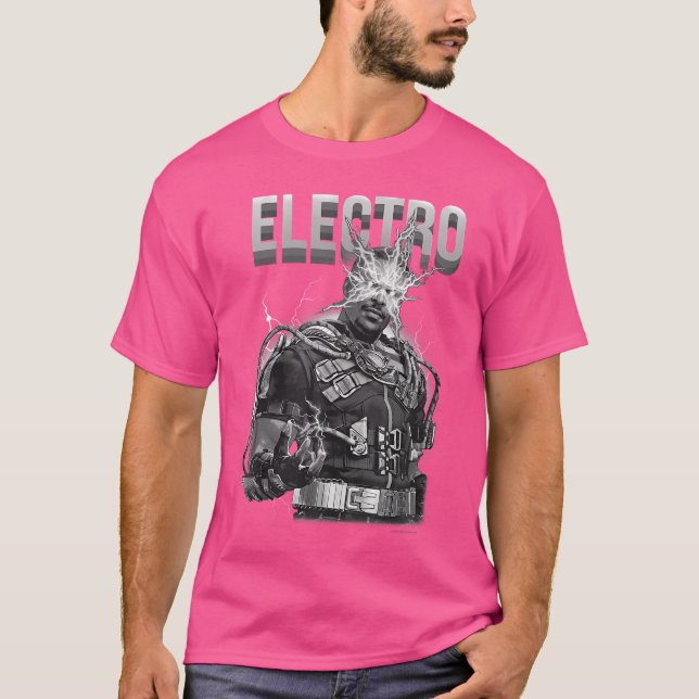 Camiseta Marvel Spider Man No Way Home Eletro Lightning Po (Frente)