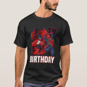 Camiseta Marvel Spider Man Web Swing 8º aniversário