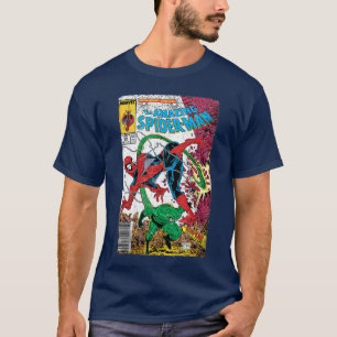 Camiseta Marvel SpiderMan Clássico Retro Cômico Covil do Es