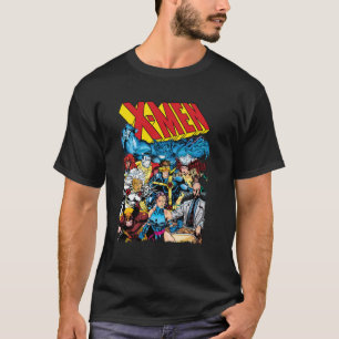 Camiseta Marvel X-Men anos 80 Colorida Group Shot