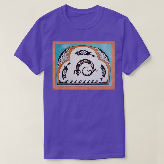 Camiseta Marvelous Mimbres d'água inspirada em Mimbres p (Frente do Design)
