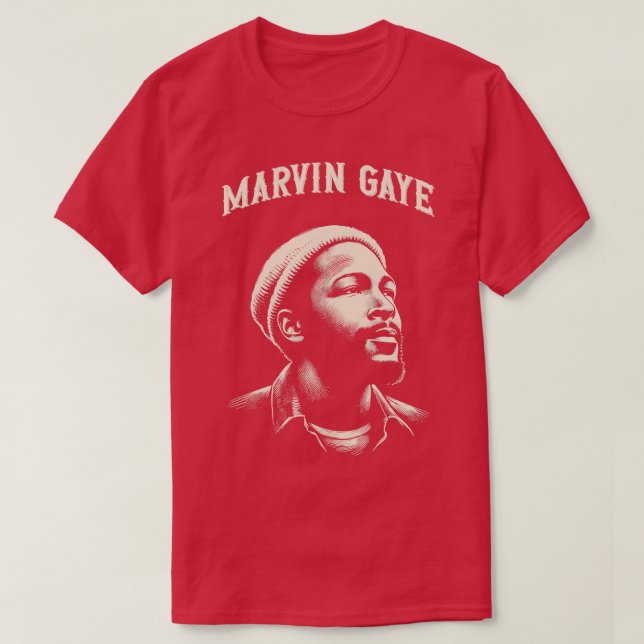 Camiseta Marvin Gaye (Frente do Design)