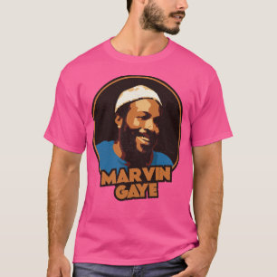Camiseta Marvin Gaye 70s Estilo Design do Ventilador