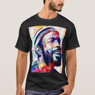 Camiseta Marvin Gaye Abstrato Paintings Crewneck Sweatshirt