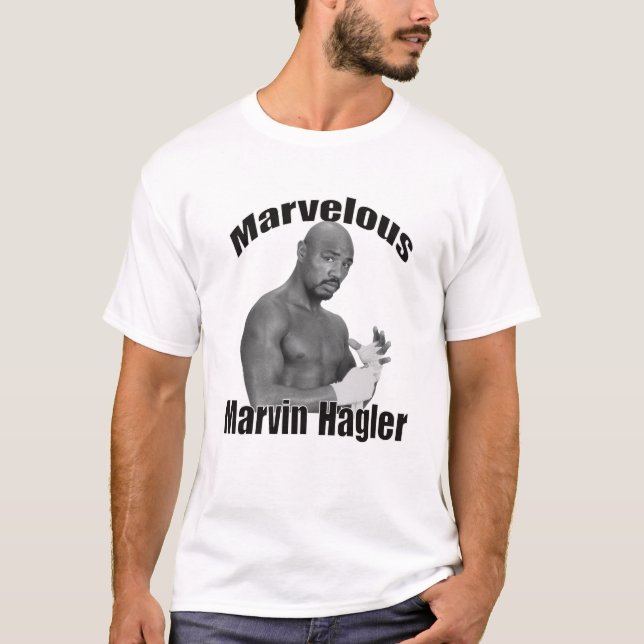 Camiseta marvin hagler boxing maravilhoso (Frente)