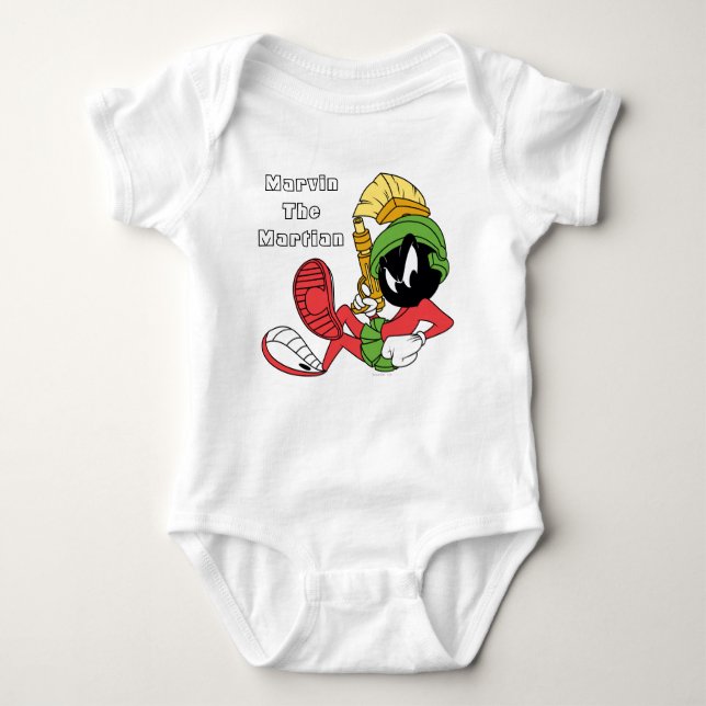 Camiseta MARVIN, MARTIAN™ REFINANDO COM Laser (Frente)