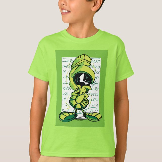 Camiseta MARVIN, O esboço da cotação MARTIAN™ (Frente)