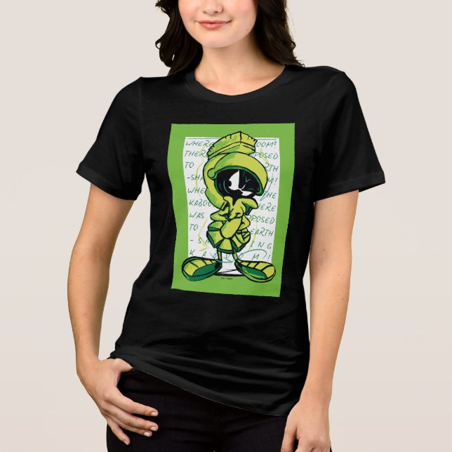 Camiseta MARVIN, O esboço da cotação MARTIAN™ (Frente)