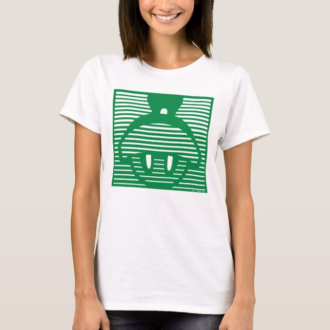 Camiseta MARVIN O Ícone Striped MARTIAN™ (Frente)