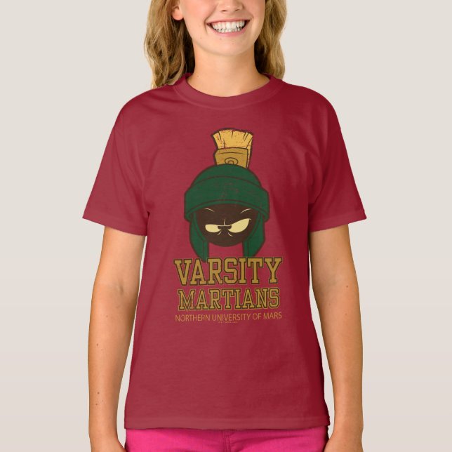 Camiseta MARVIN, O MARTIAN™ Varsity Collegiate Graphic (Frente)