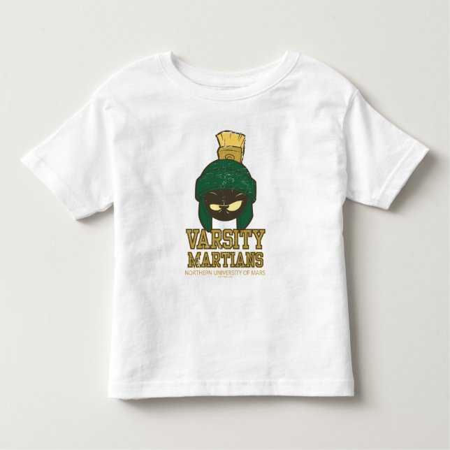 Camiseta MARVIN, O MARTIAN™ Varsity Collegiate Graphic (Frente)