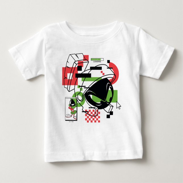 Camiseta MARVIN THE MARTIAN™ Glitch (Frente)