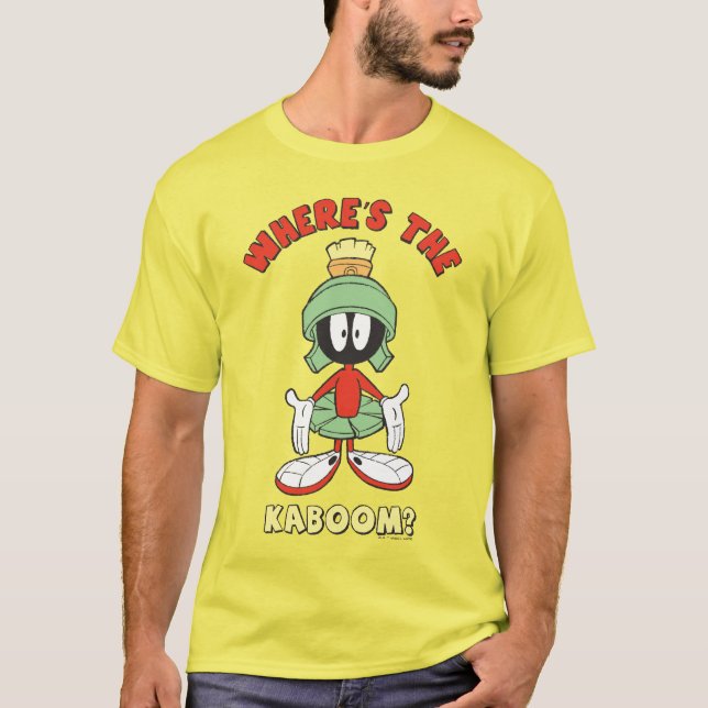 Camiseta MARVIN THE MARTIAN™ Onde está o Kaboom? (Frente)