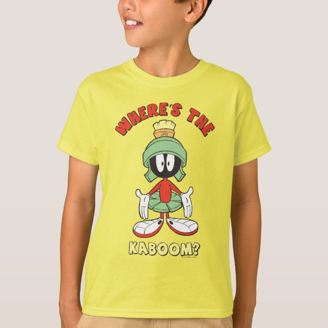 Camiseta MARVIN THE MARTIAN™ Onde está o Kaboom? (Frente)