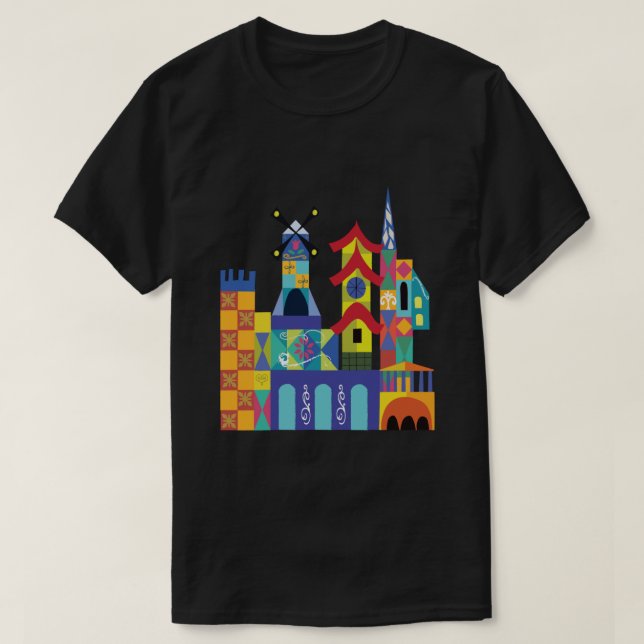 Camiseta Mary Blair City Scapes .png (Frente do Design)