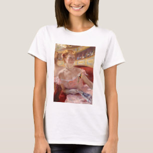 Camiseta Mary Cassatt - Mulher com Colar de Pérolas numa Lo