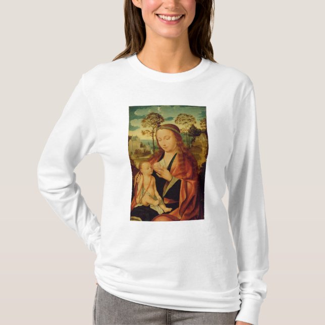 Camiseta Mary com a criança do cristo, início do século XVI (Frente)