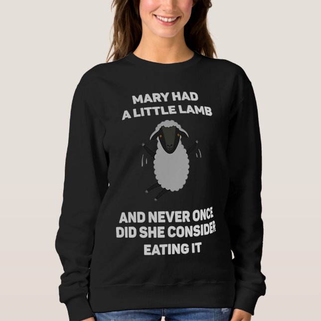 Camiseta Mary Had a Little Lamb Vegan (Frente)