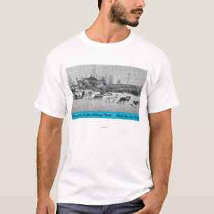 Camiseta Mary Hansen & Siberians com avião