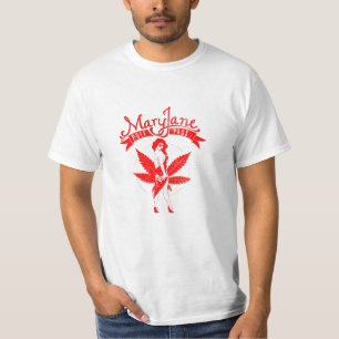 Camiseta Mary Jane Puff Pass Mulher de Trabalho de arte ver
