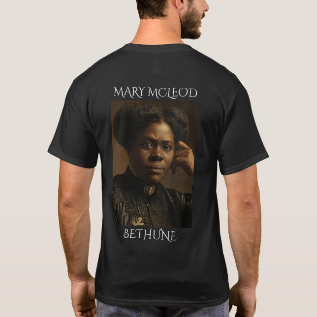 Camiseta Mary McLeod Bethune (Verso)