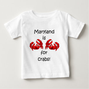 Camiseta Maryland é para caranguejos