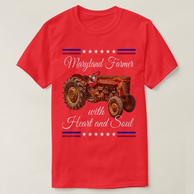 Camiseta Maryland Farmer Retro (Frente do Design)