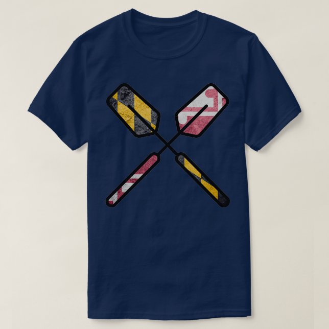 Camiseta Maryland Flag Oars (Frente do Design)
