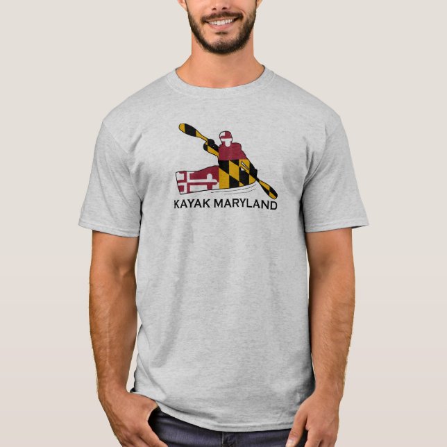 Camiseta Maryland Kayaker (Frente)