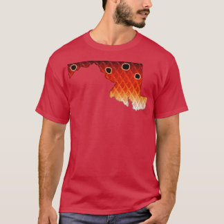 Camiseta Maryland Redfish Colore Red Drator Cor Inspirada P
