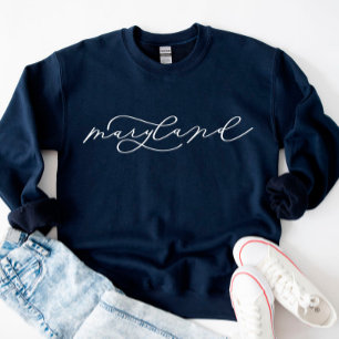 Camiseta Maryland Script State Women’s Sweatshirt