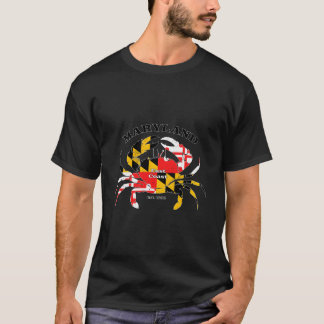 Camiseta Maryland State Flag Crab Pride Annapolis Baltimore