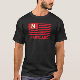 Camiseta Maryland Terrapins Patriótico Bandeira Americana