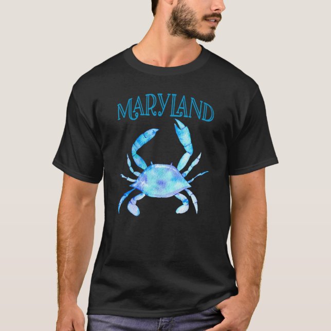 Camiseta Marylands Beauely Chesapeake Bay Blue Caranguejo M (Frente)