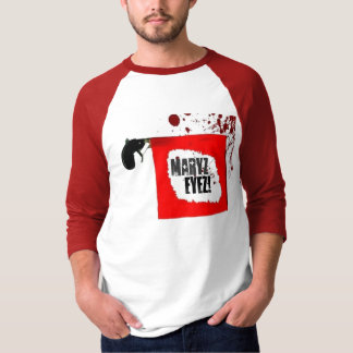 Camiseta Maryz Eyez: Golpe! - 3/4 de Raglan da Capa