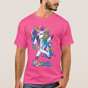 Camiseta Marzia Unicorn Oferece Presentes Para Meninas De A