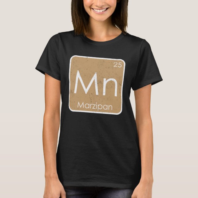 Camiseta Marzipan Mn Periodic Table Element Honey Sugar Con (Frente)